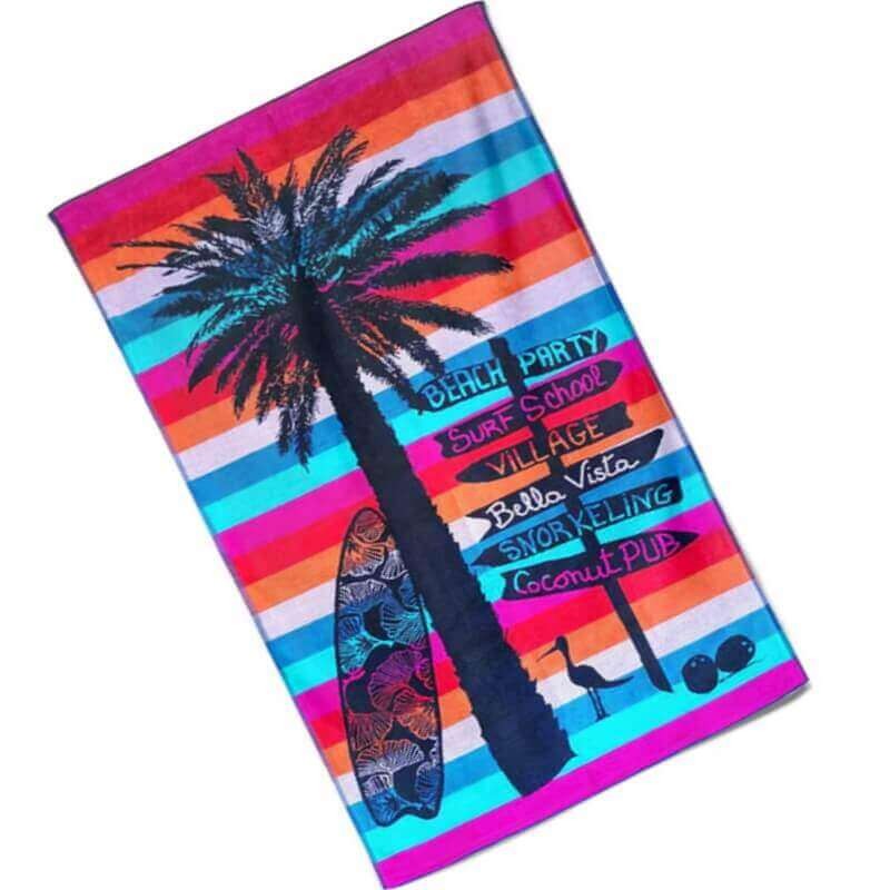Serviette poncho de bain ou de plage avec poche - Enfant - Vivezen