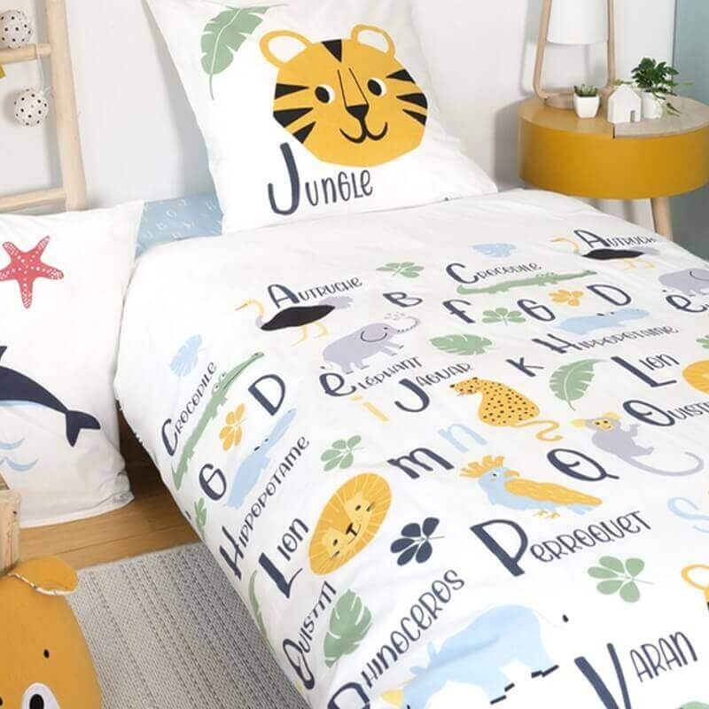 Housse de couette imprimée en Polyester, pour enfant, garçon et