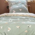 BELLAC - Parure de lit 220 x 240 - Imprimé Origami