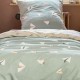 BELLAC - Parure de lit 200 x 200 cm - Motif Origami