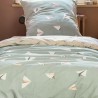 BELLAC - Parure de lit 200 x 200 cm - Motif Origami
