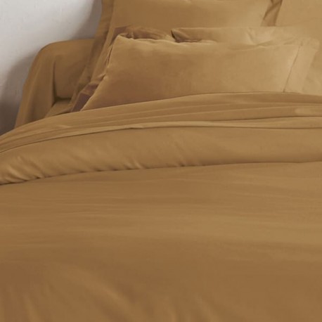 NOAH - Housse de Couette Marron 200 x 200 cm