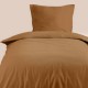NOAH - Housse de Couette Marron 140 x 200 cm