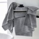 FACTORY - Serviette Eponge - Linge de Toilette Gris 50 x 70