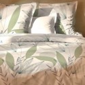 NATURE - Housse de Couette 220 x 240 cm - Motif Feuillage