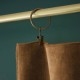 BRONTE - Rideau Ajustable 140 x 270 cm - Velours Marron