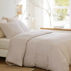 SULIAC - Parure Housse de Couette 220 x 240 cm - A Rayures