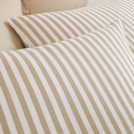 SULIAC - Parure Housse de Couette 240 x 260 cm - A Rayures