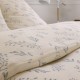 ILONA - Parure de lit A Motifs - 220 x 240 cm - Gaze de Coton