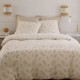 ILONA - Parure de lit A Motifs - 220 x 240 cm - Gaze de Coton