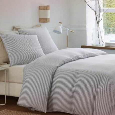 HELIO - Parure Housse de Couette 240 x 260 cm - A Rayures