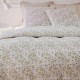 AELIA - Parure de lit A Fleurs - 220 x 240 cm - Gaze de Coton