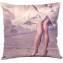 Coussin Mary 45x45 cm esprit Marylin Monroe