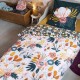 LOREA - Parure de Lit Enfant - Imprimé Fleurs - 140 x 200 cm