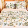 TAMARA - Parure de Lit 220 x 240 cm - Motif Palmiers