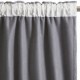 CASEO - Rideau Polaire Gris - Galon Fronceur - 140 x 260 cm