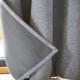 CASEO - Rideau Polaire Gris - Galon Fronceur - 140 x 260 cm
