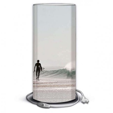 SURFER - Lampe Tubulaire - Design Français - Vagues et Mer