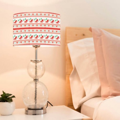 MORZINE - Abat-jour Rond - Design Montagne et Ski