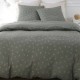 VIC - Housse de Couette 240 x 260 cm - Feuillage doré