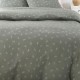 VIC - Housse de Couette 240 x 260 cm - Feuillage doré