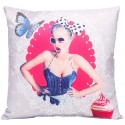 PIN UP RETRO coussin 40x40 cm imprimé vintage