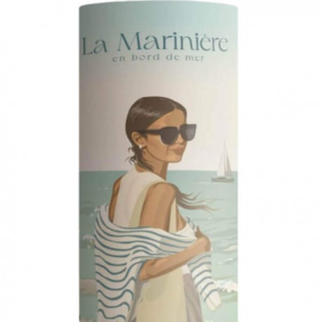 MANON - Lampe Ronde Mer - Femme en T.Shirt Marin