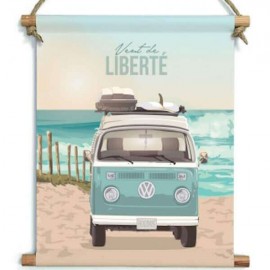 OHANA - Décoration Murale - Toile imprimée Vanlife