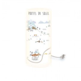 AVORIAZ - Lampe ronde - Design Alpes - Station de Ski