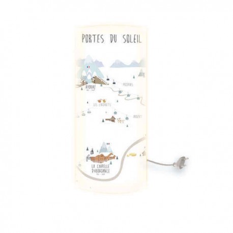 AVORIAZ - Lampe ronde - Design Alpes - Station de Ski