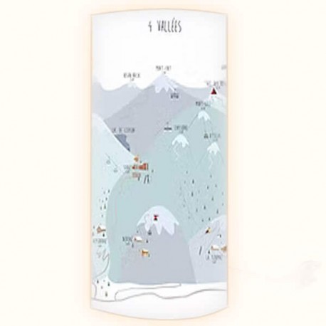 VERBIER - Lampe ronde - Design Alpes - Station de Ski