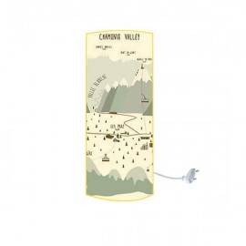 CHAMONIX - Lampe de chevet - Design Alpes - Station de Ski