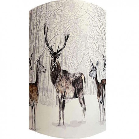 ELAPHE - Applique Murale PVC - Luminaire Cerfs