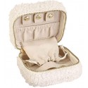 ALICE - Coffret à Bijoux Carré - Style Bouclette Blanc