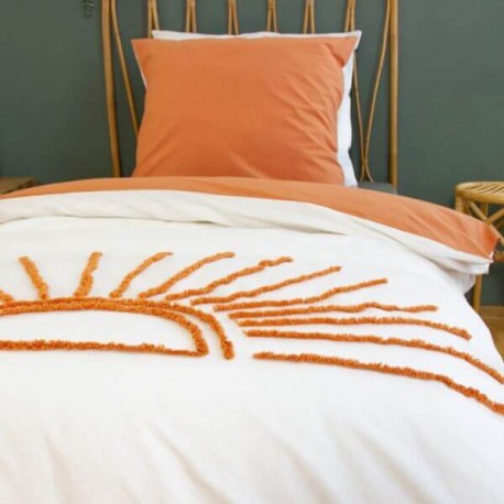 SOL - Parure de Lit 140 x 200 cm - Motif Soleil