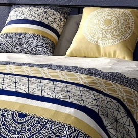 FAJOLLE - Parure de lit coton 220 x 240 cm 