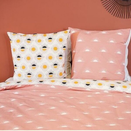 CORALIE - Parure de lit 240 x 220 cm - Sunset