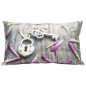 Coussin SECRET 30 x 50 cm - Imprimé Love - Motif Cadenas