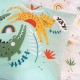 ZARAFA - Parure de lit 140 x 200 cm Girafe