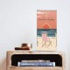 WEST - Lampe de chevet 30 cm - Motif coucher de soleil