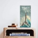 TANGI - Lampe de bureau 40 cm tempête