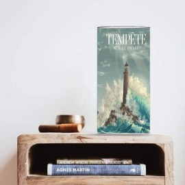 TANGI - Lampe de chevet 30 cm tempête