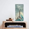 TANGI - Lampe de chevet 30 cm tempête