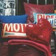 MOTEL - Coussin 30 x 50 cm - Imprimé Vintage US