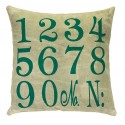 NUMBER - Coussin 50 x 50 cm - Imprimé Chiffres