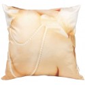 DIANA Coussin 45x45 cm photo dos nu chic couture girly beige