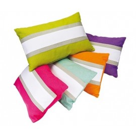 Coussin POLO 30x50cm rose jaune bleu vert violet