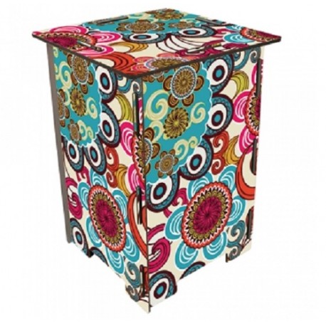 MANDALA Tabouret en medium