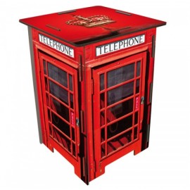 LONDON PHONE BOOTH Tabouret en medium