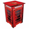 LONDON PHONE BOOTH Tabouret en medium